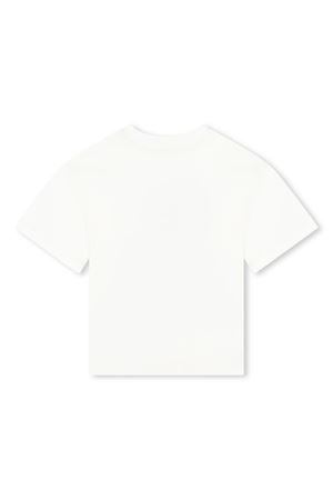 white cotton tshirt LANVIN KIDS | N30117117